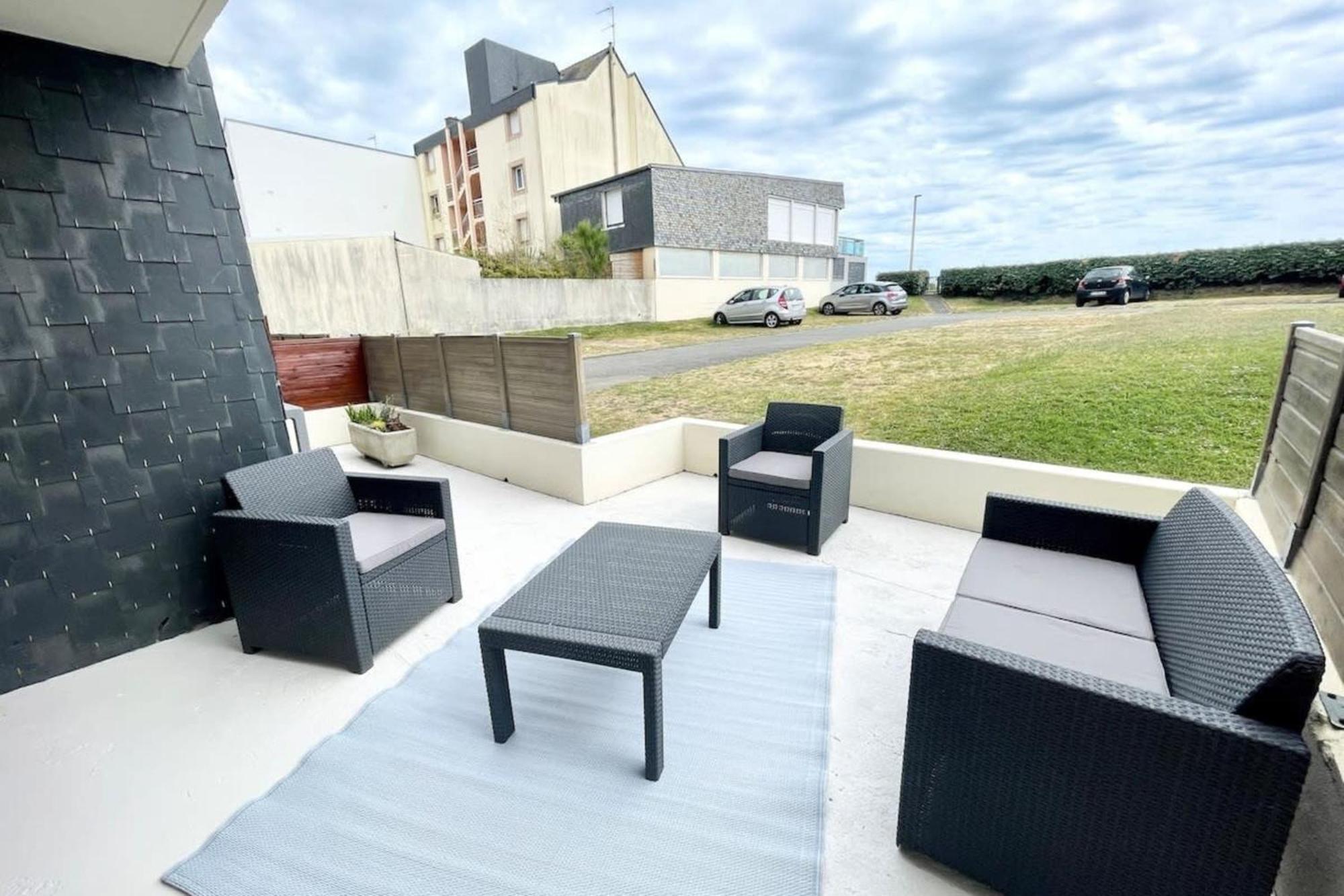T3 Neuf Archi Cocooning Terrasse Face A La Mer プロムール エクステリア 写真
